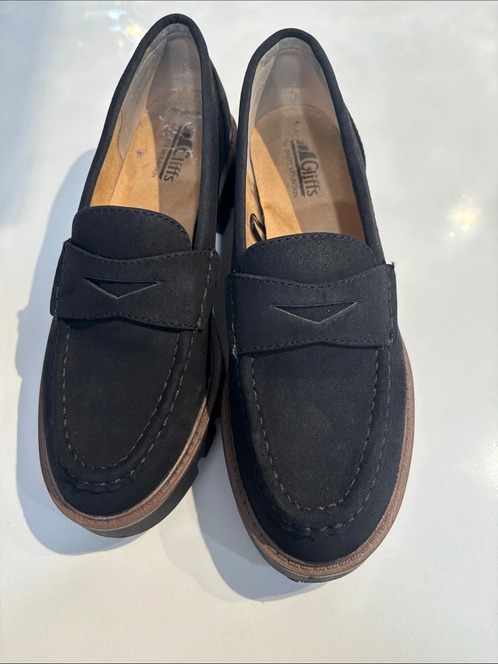 Gunner Lug Sole Platform Penny Loafer